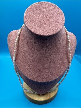 Delicate Peruvian Pink Opal Beaded Necklace - Women Jewelry